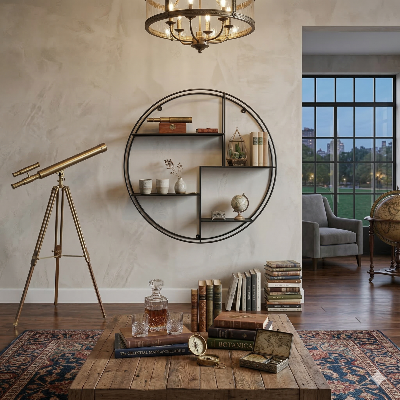 Stunning Oval Geometric Wall Shelf – 5 Elegant Space-Saving Wall Organizer