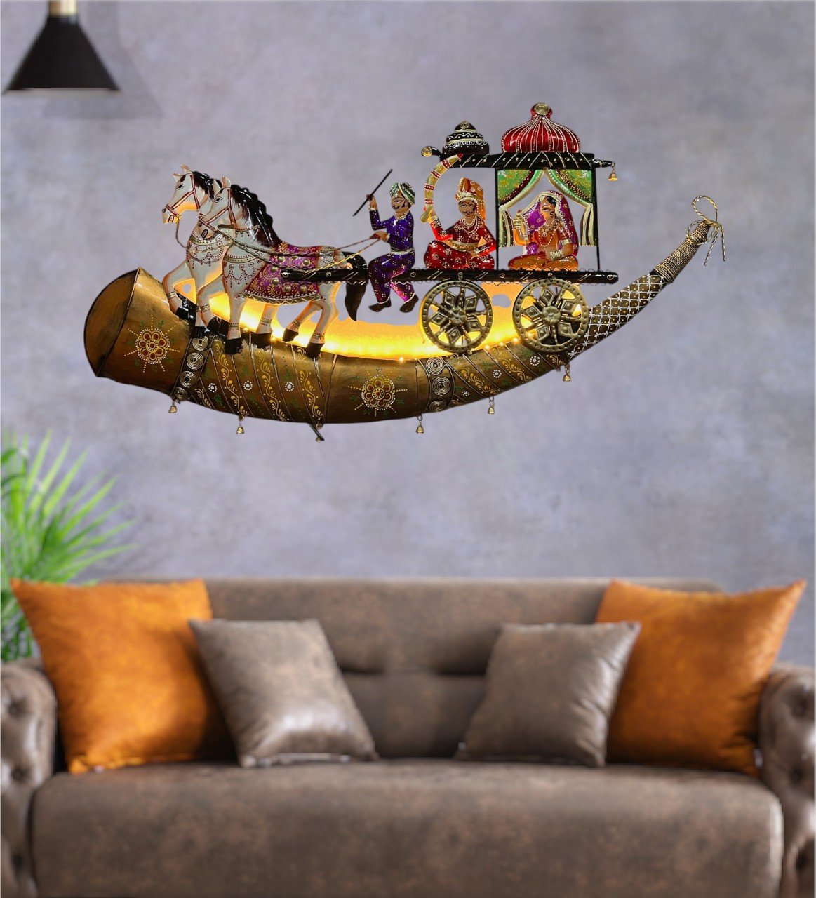 Horse Bhopu Wall Mounted
