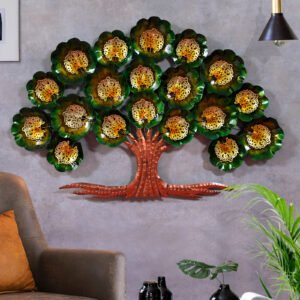 Modern Round Double Leaf Green Color Tree