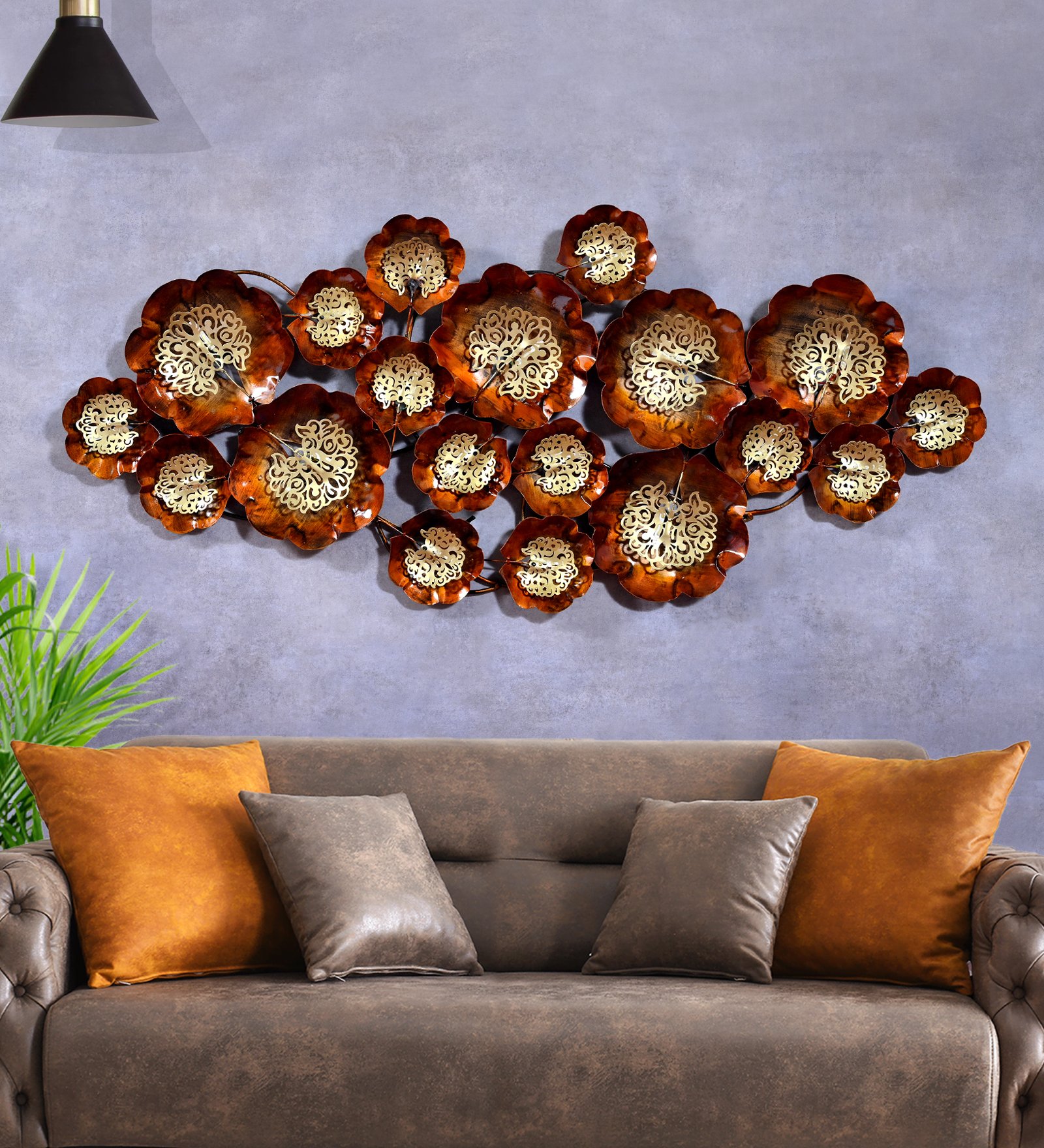 Modern Wall Control Panel round Leaf