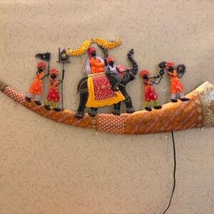 Elephant Bhopu Wall Mounted 49"