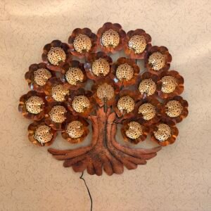 Modern Round Double Leaf Tree
