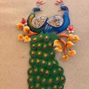 Double Peacock Wall Mounted
